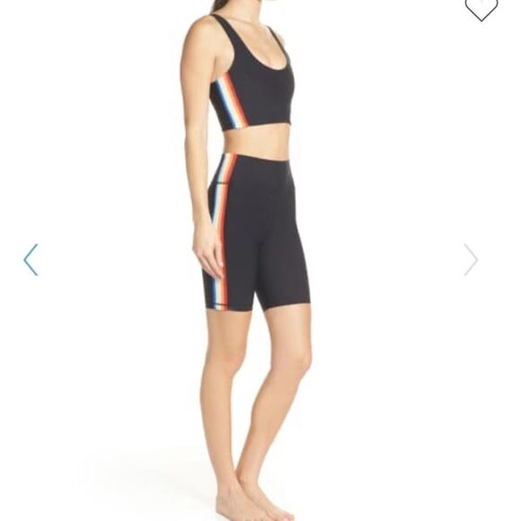 NWT Spiritual Gangster Shakti Brami Rainbow Stripe in Navy - Picture 10 of 11